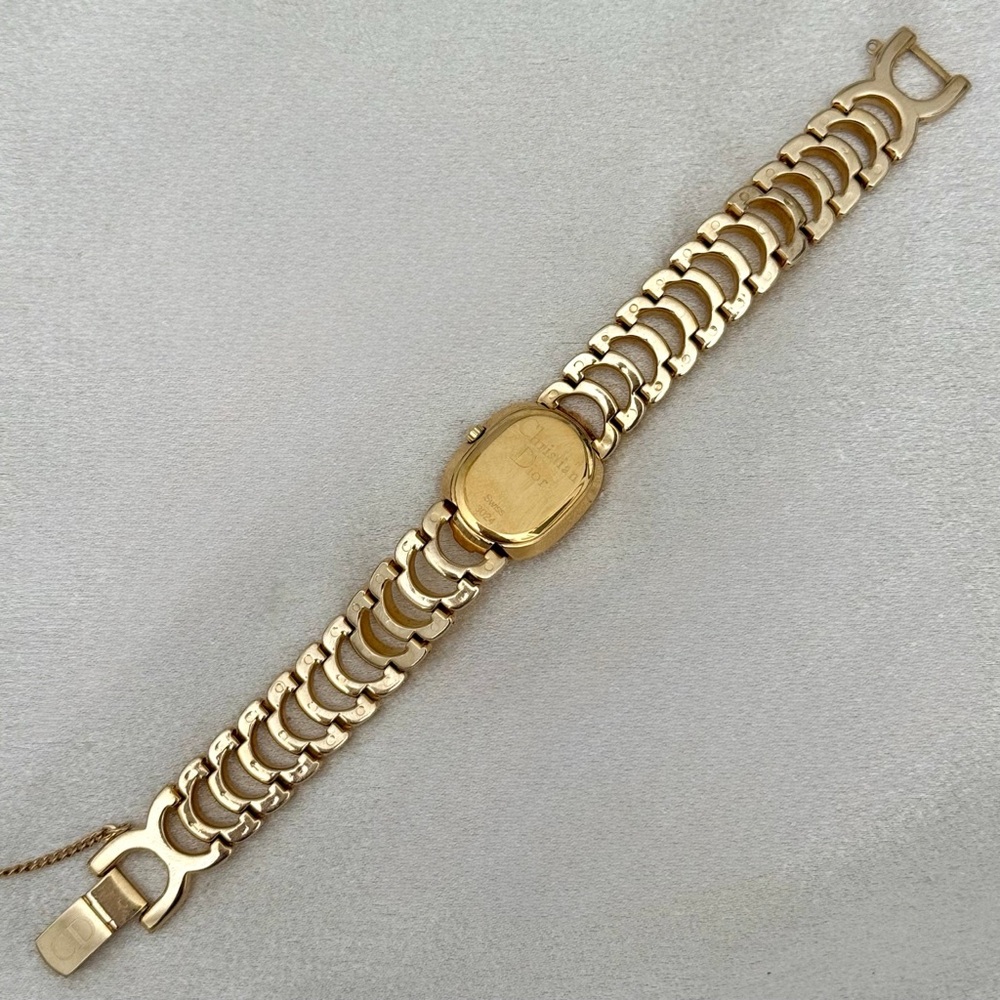 AUTHENTIC RARE VINTAGE DIOR GOLD WATCH - Picture 5 of 10